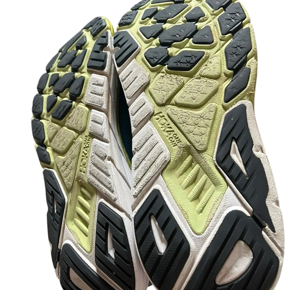Hoka One One Arahi 6 Running Shoes Sneakers Men's 10.5D Teal/Blue‎ Gym Active✅
